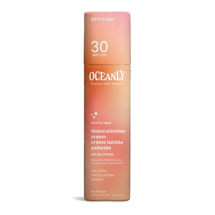 Oceanly - Phyto-Sun Crème pailletée FPS 30 - teintée