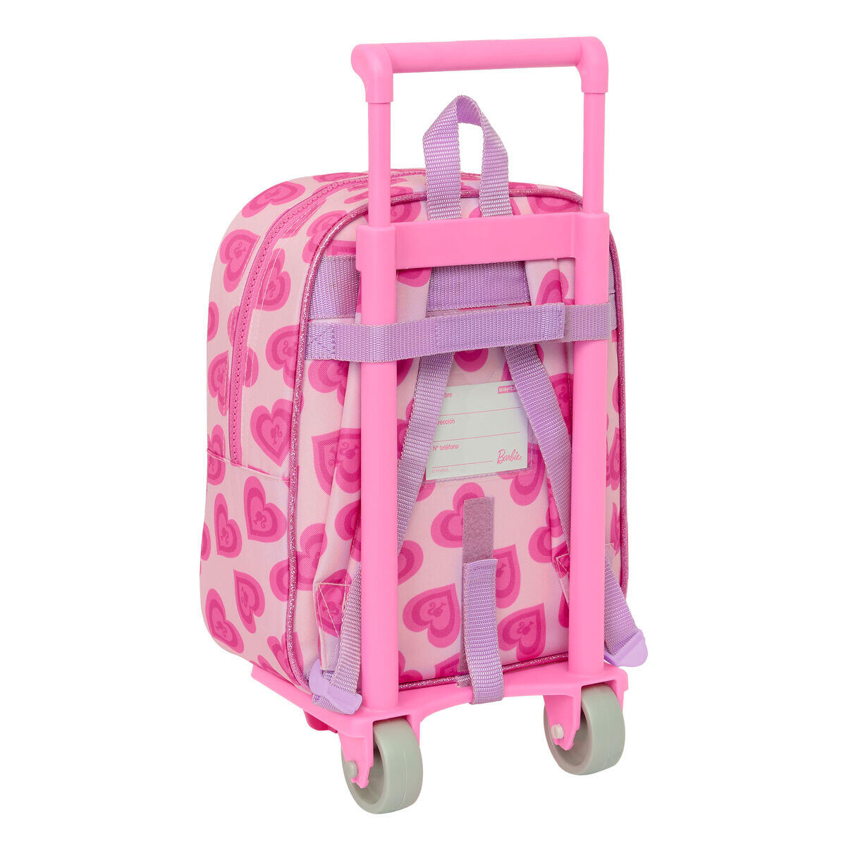 Trolley per la Scuola Barbie Love Rosa 2/3