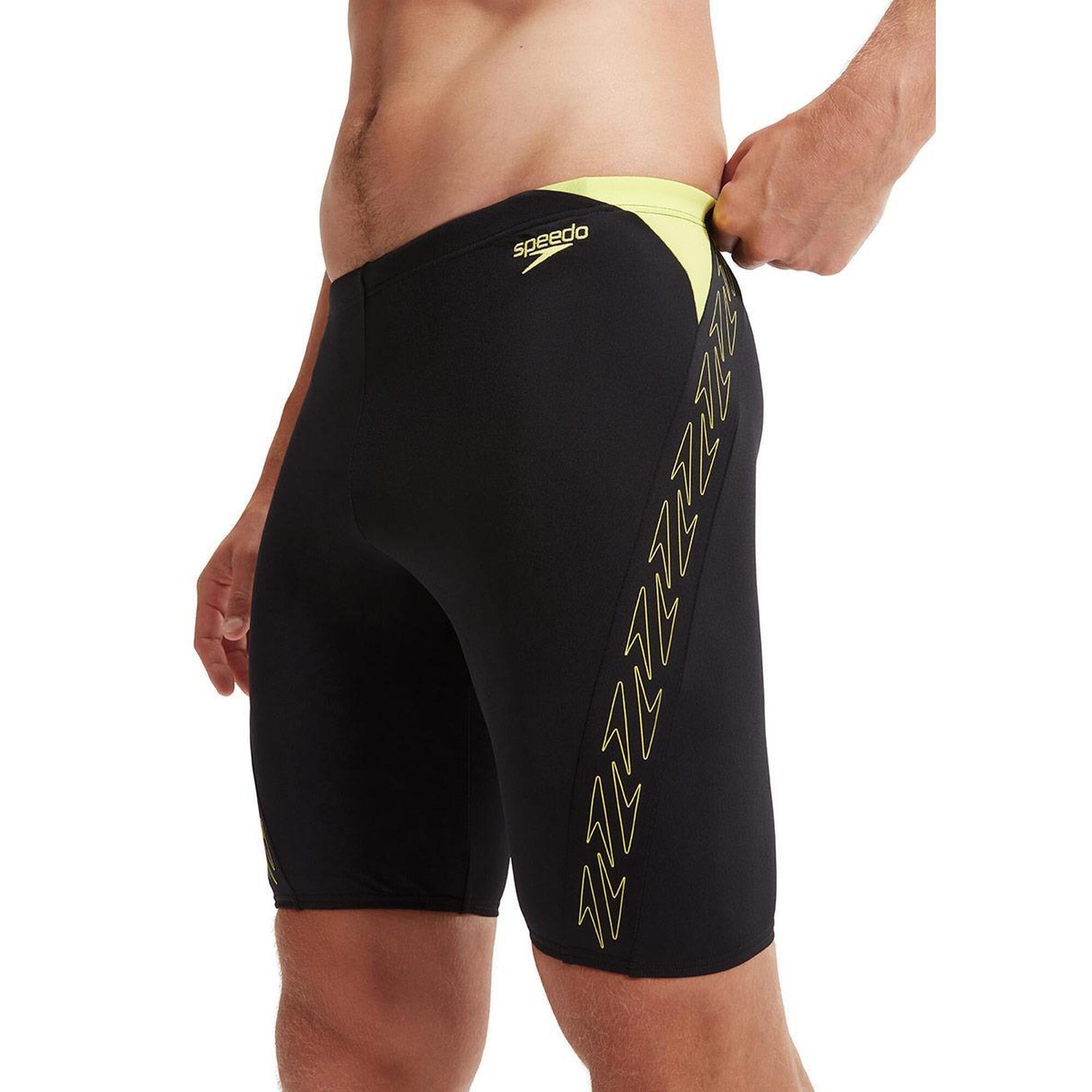 Speedo Hyperboom Splice Jammer - Czarno-Żółty - Rozmiar 28