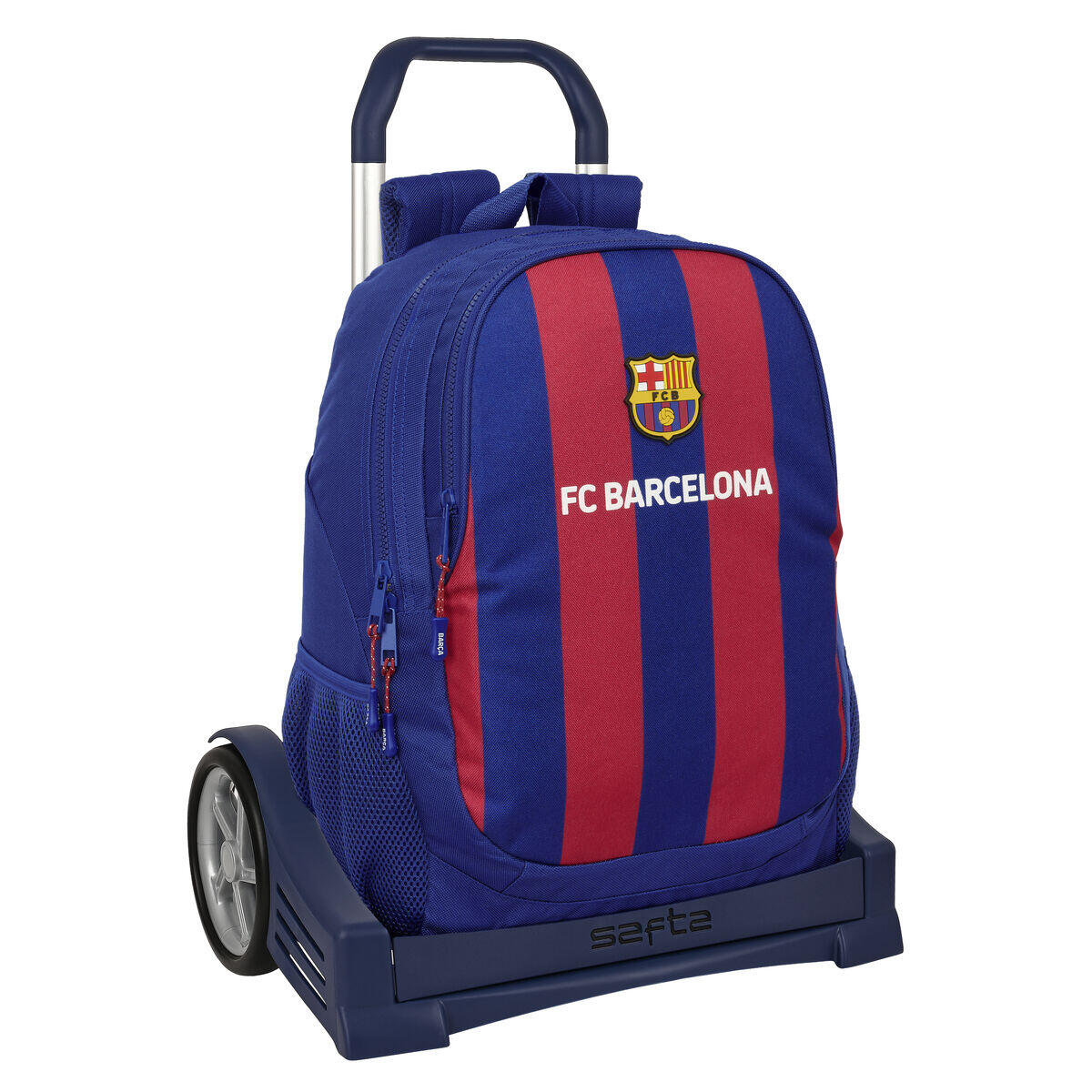 FC BARCELONA Mochila Escolar con Ruedas F.C. Barcelona 24/25 Granate