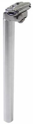 Aluminium zadelpen atb 26.4 x 350 mm in zilver