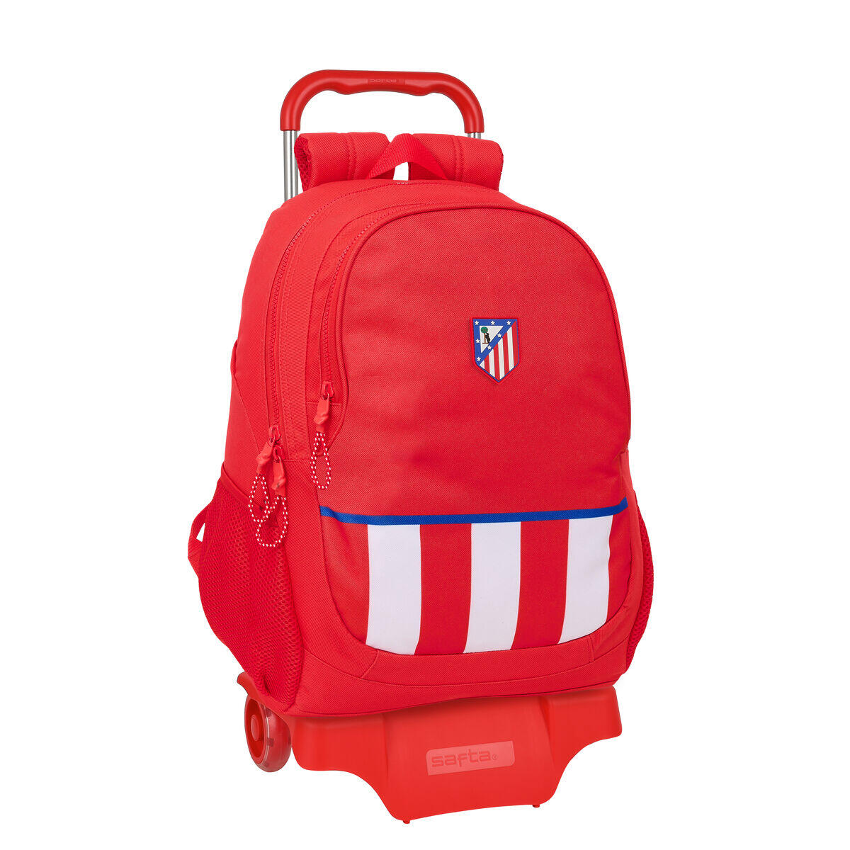 Schulrucksack mit Rädern Atlético Madrid Rot 1/3