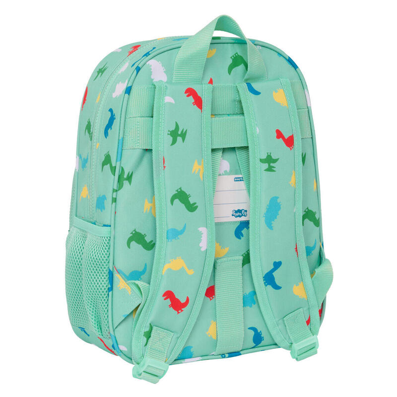 Mochila Escolar Peppa Pig George Menta
