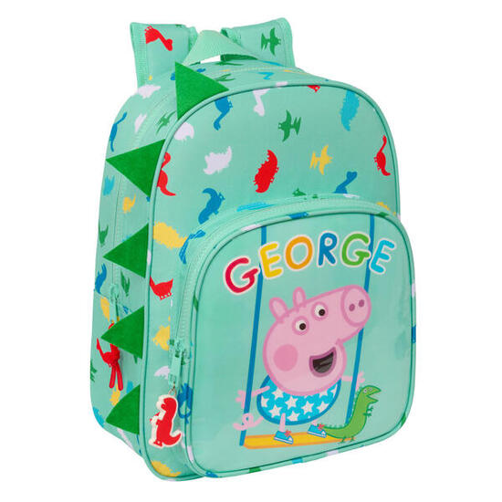 Cartable Peppa Pig George Menthe