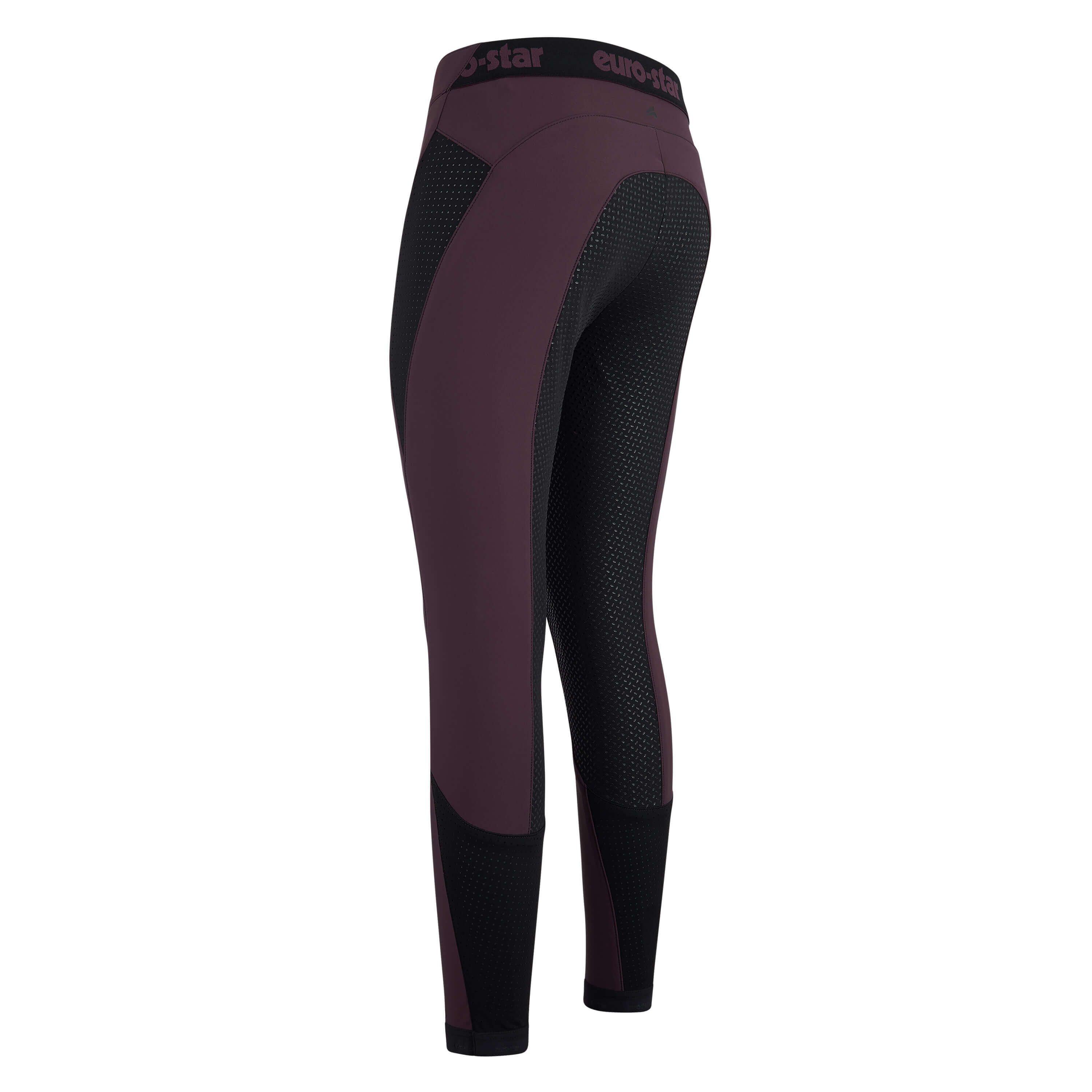 Pantaloni da equitazione full grip da donna Euro-Star Asteria 2/2