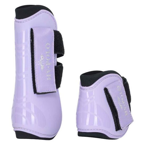 Otwierane ochraniacze na nogi dla koni z osłonami na kopyta HV Polo Kids Classic