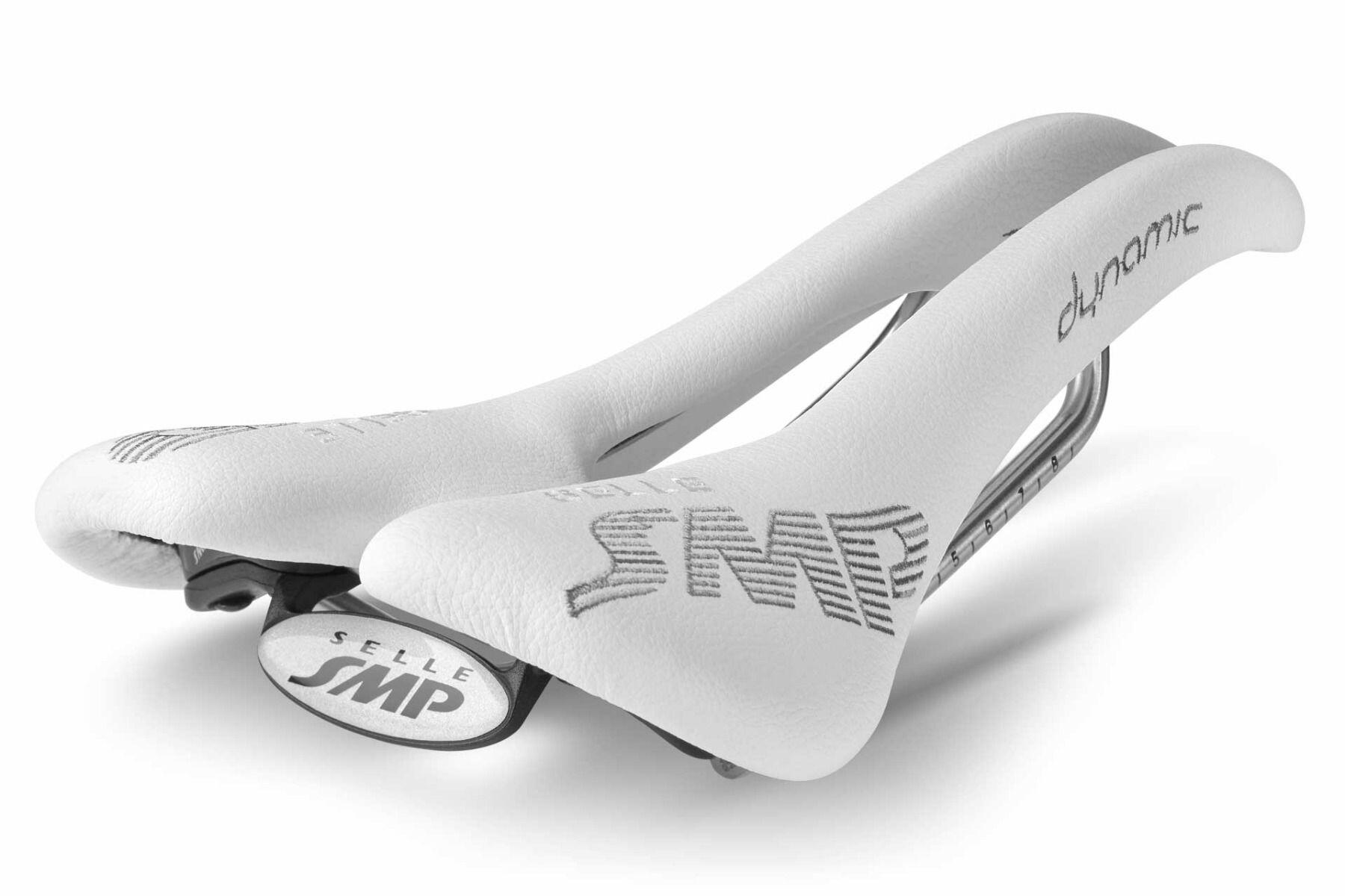 Rennrad-Sattel Dynamic, weiß 3/4