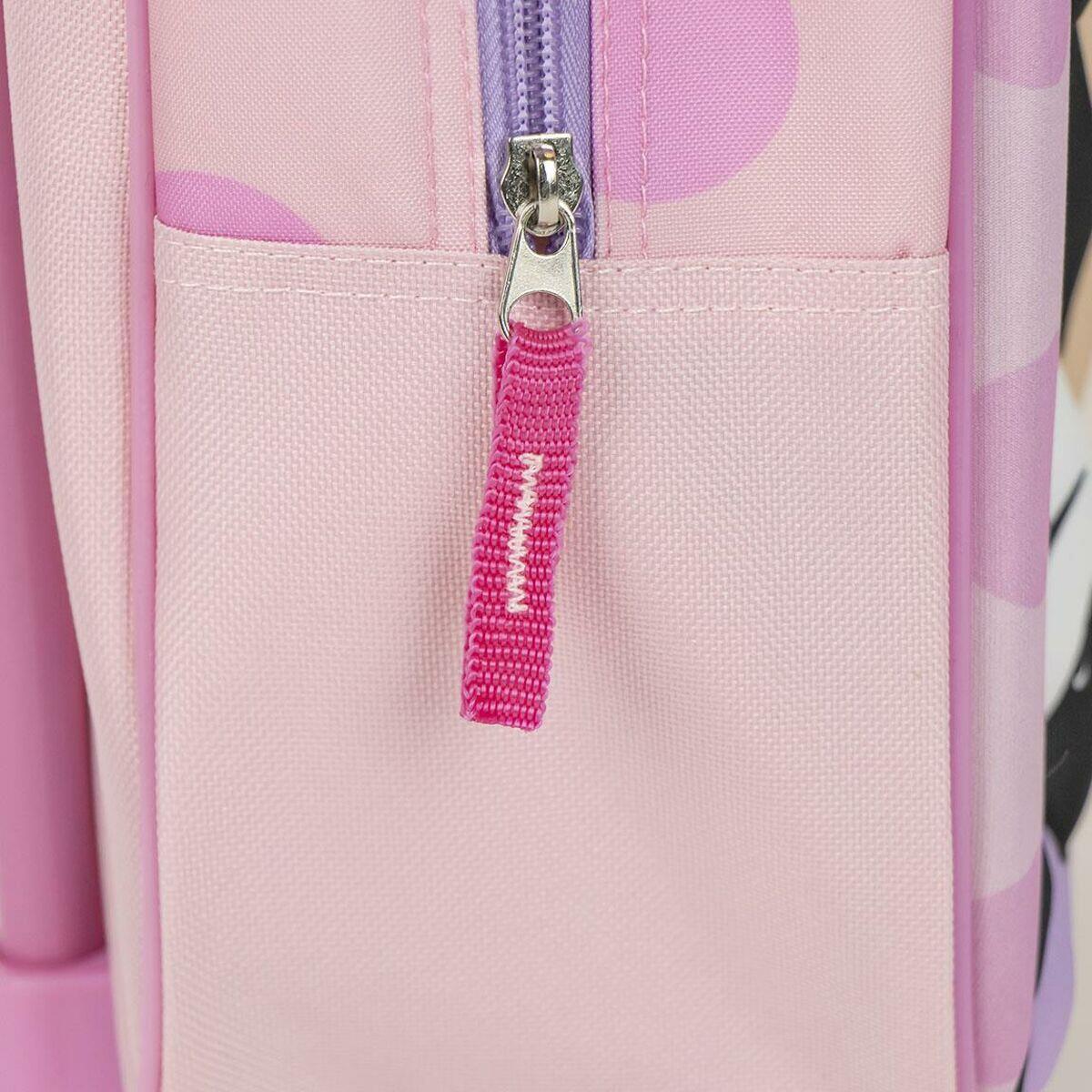 Mochila Escolar Minnie Mouse Rosa 3/5