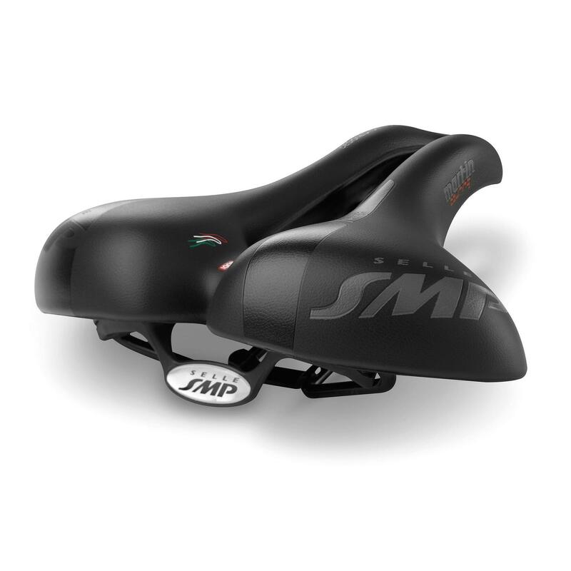 Selle San Marco Vintage Noire Cuir Souple Pour Vélo De Ville