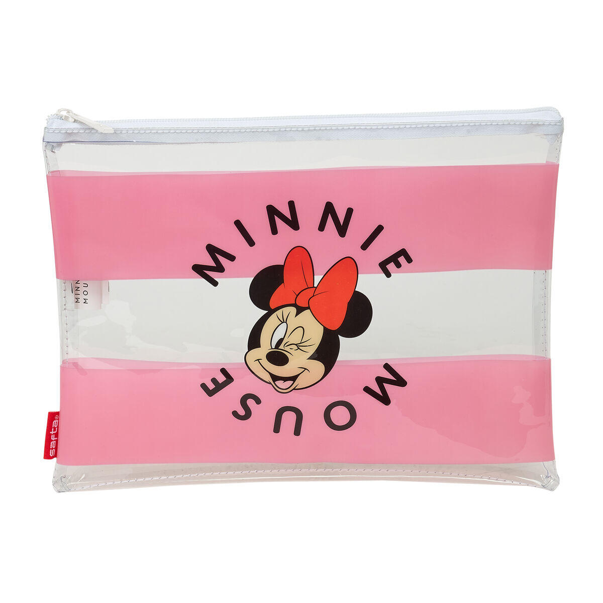 DISNEY Busta Impermeabile Minnie Mouse Beach Rosa