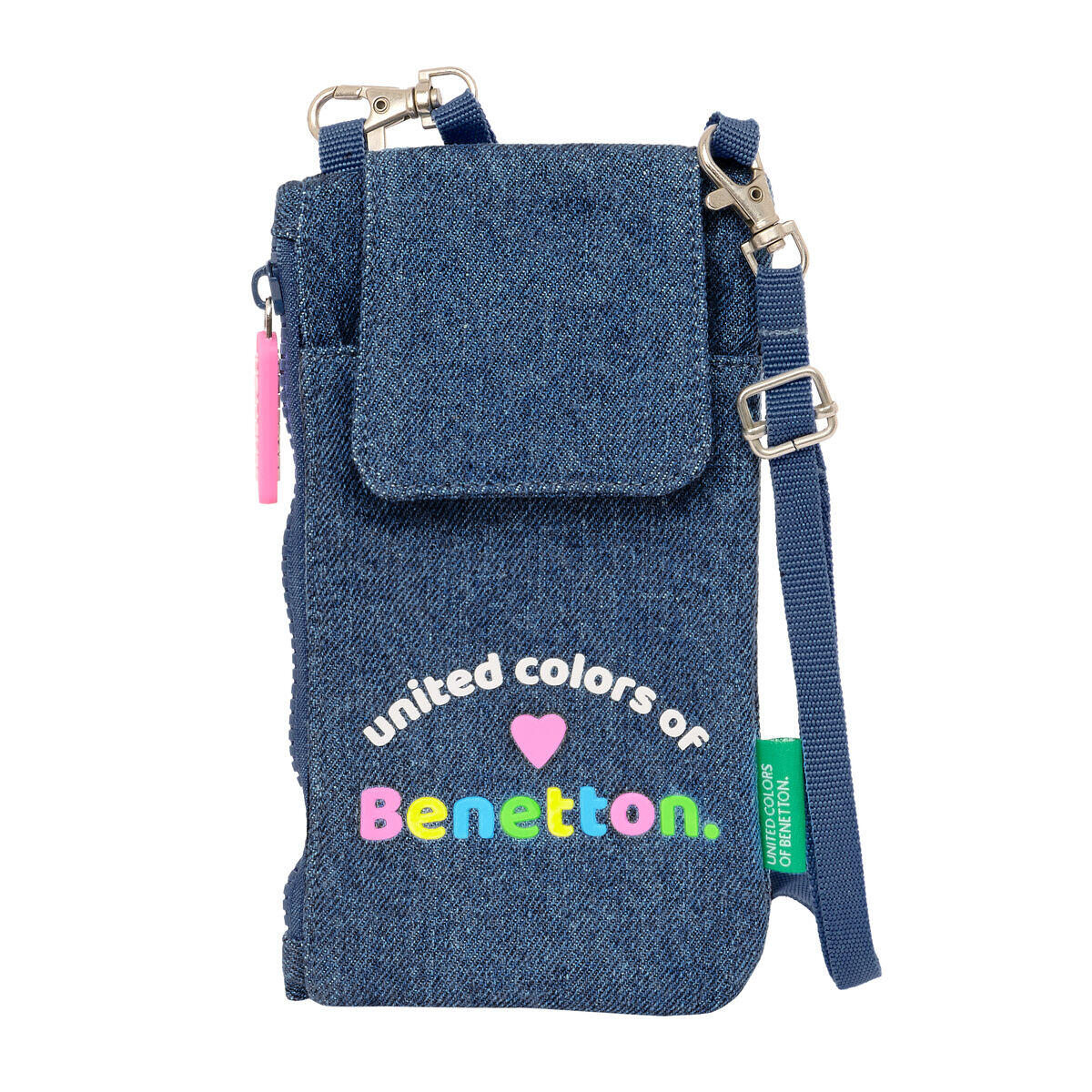 Porta-moedas Benetton Denim 1/2