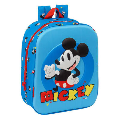 Mochila Escolar Mickey Mouse Clubhouse Azul