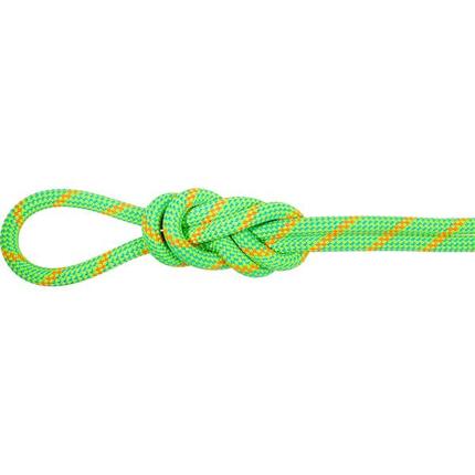 Corde à double 8.0 Alpine Eco Dry - MAMMUT - vert néon-orange vif