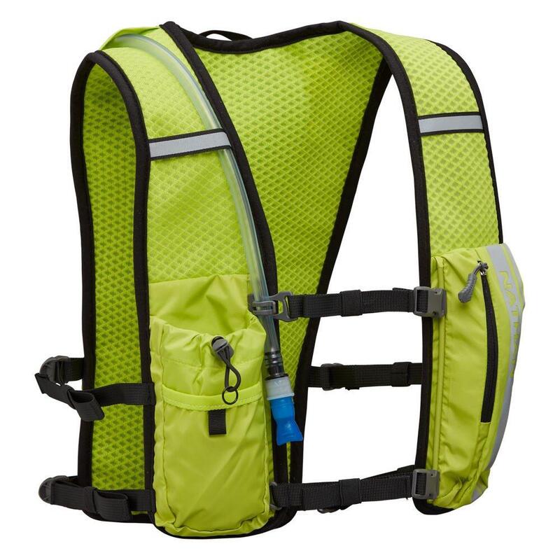 Gilet de course Nathan HyperNight Quickstart 4L JAUNE