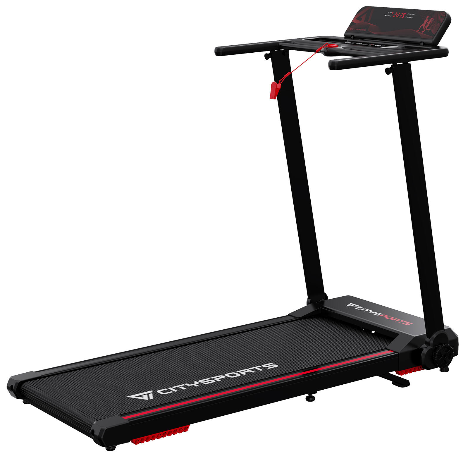 CITYSPORTS Folding Treadmill with incline for Home,12km/h Portable Treadmill 2/7