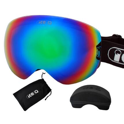 Gogle narciarskie dla dorosłych Ice-Q Cortina 4, Anti-slip, OTG na okulary