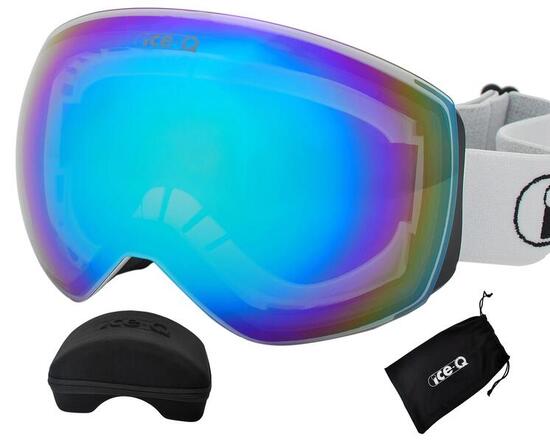 Gogle narciarskie dla dorosłych Ice-Q Cortina 3, Anti-slip, OTG na okulary