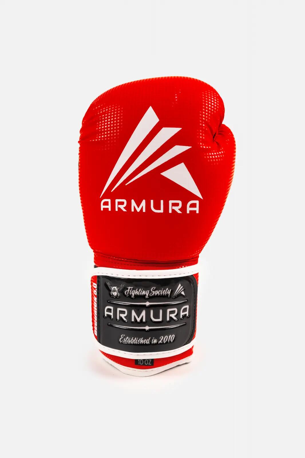 Manusi de  box ARMURA Decurion 5.0 Rosii 2/6