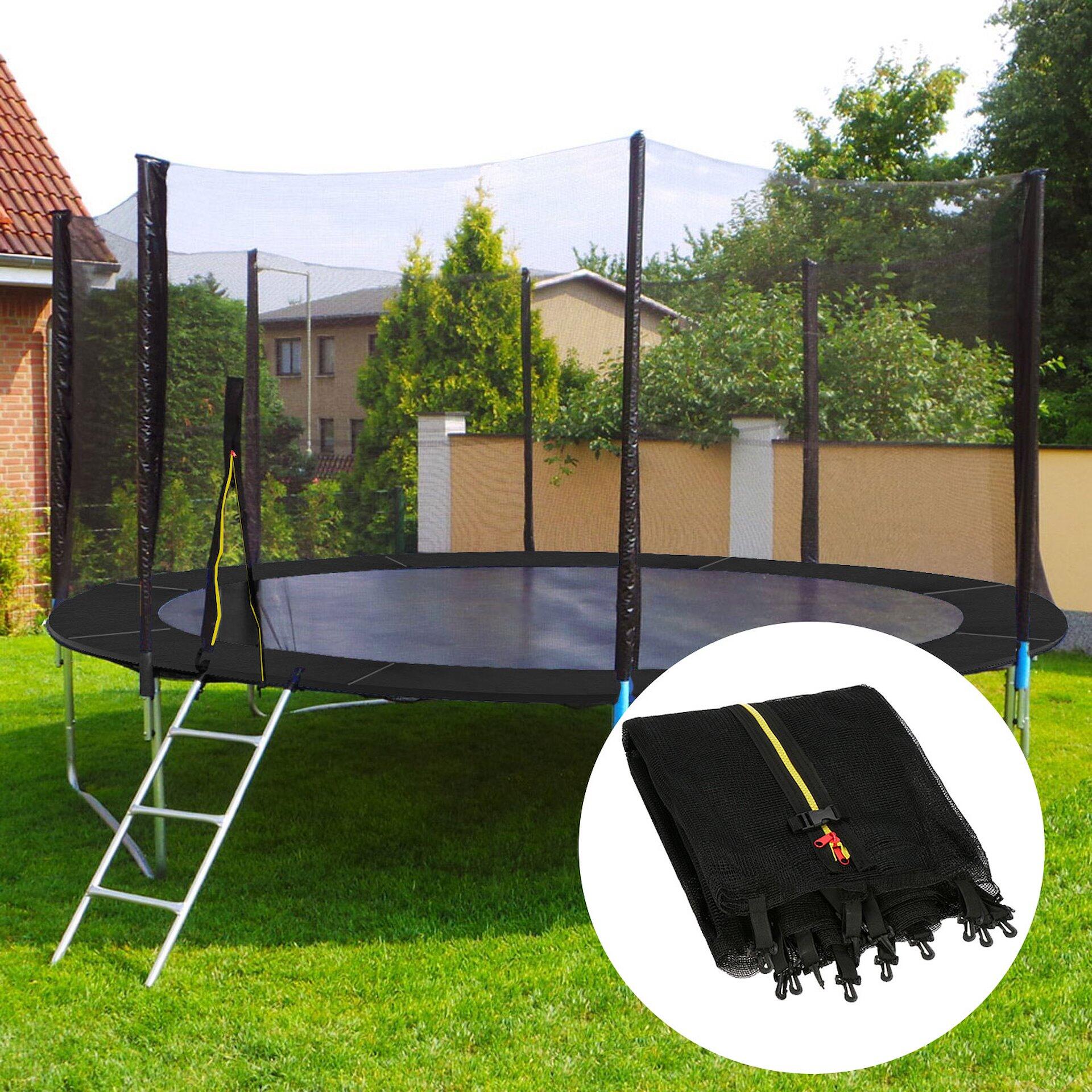 Siatka do trampoliny zewnętrzna z osłoną na sprężyny Springos 366 cm 12 FT 6/7