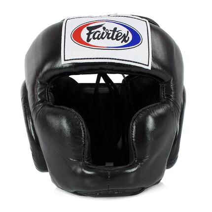 Kopfschutz Fairtex HG3 – Vollabdeckung – Schwarz – S