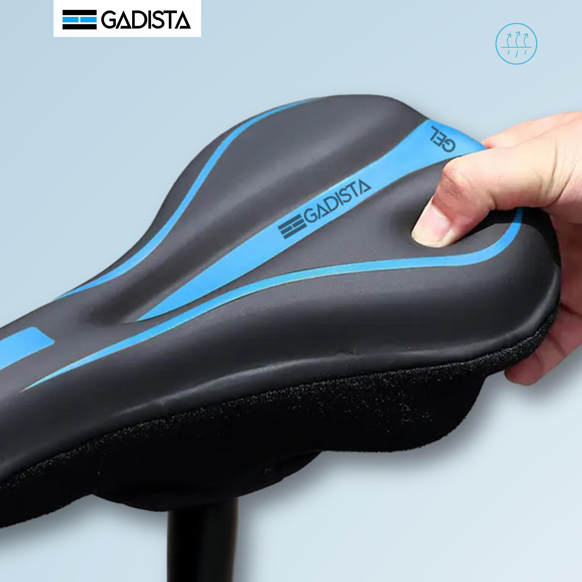 Coprisella in Gel per bici, Ultracomodo per selle strette 5/7