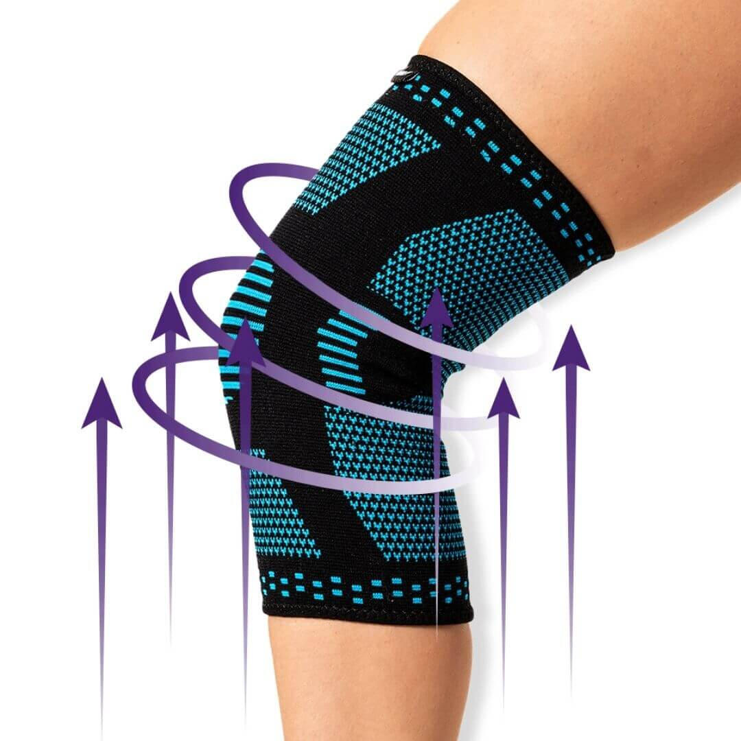 Unisex Uniwersalna Opaska Kolana Elastyczna DrFit 4/4