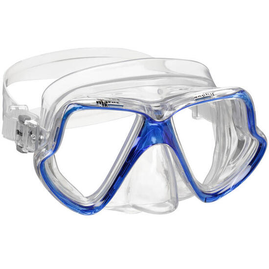 Snorkelmasker Voor Volwassenen Zephir Dubbel Glas Lichtgewicht Ez Adjust