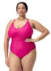 Maillot de bain gainant col V Speedo pour femme - Magento - Taille 46