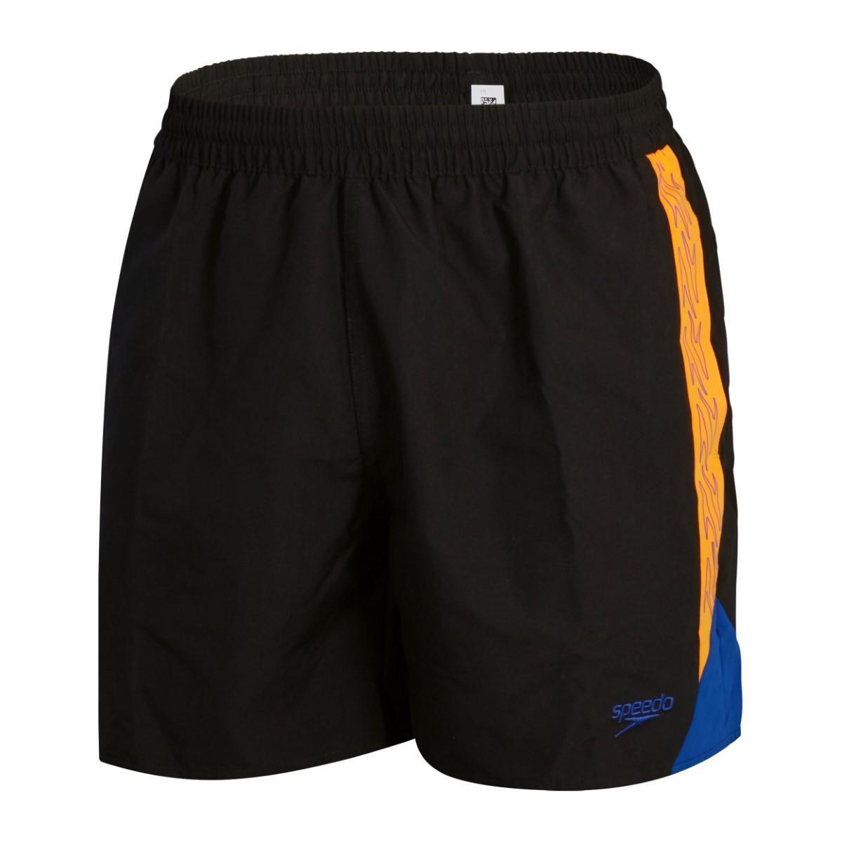 Speedo HyperBoom Splice 16" Watershort - Black / Mandarin / Cobalt 6/7