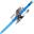 Curea MAJESTY Tech Strap, 46 cm, Albastru