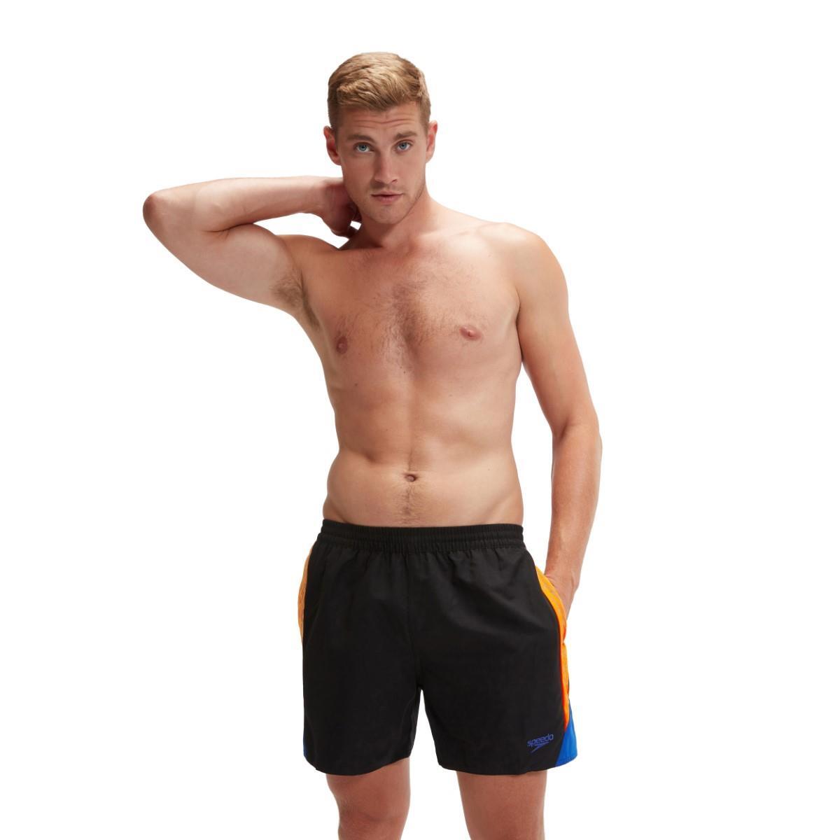 Speedo HyperBoom Splice 16" Watershort - Black / Mandarin / Cobalt 2/7