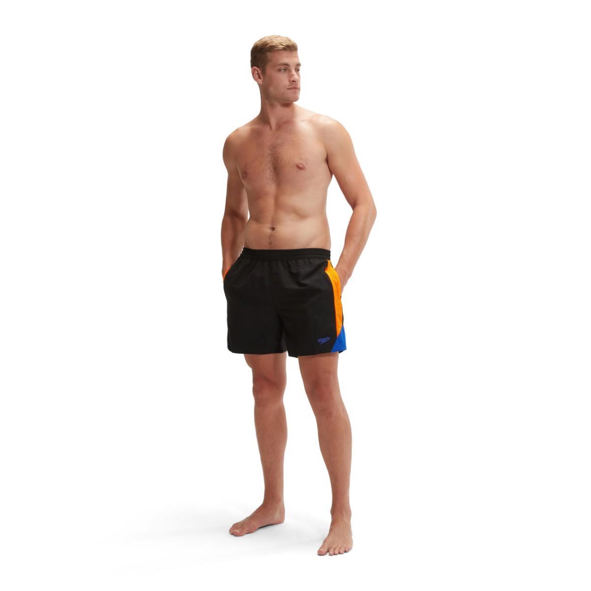 SPEEDO Speedo HyperBoom Splice 16" Watershort - Black / Mandarin / Cobalt
