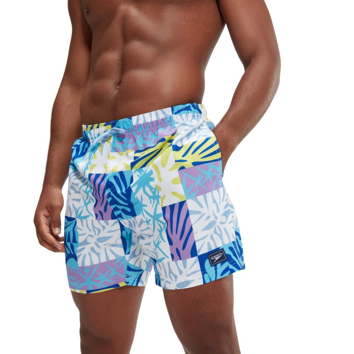 SPEEDO Speedo Digital Printed Leisure 16" Watershort - Cobalt / Blue / Purple / Lime