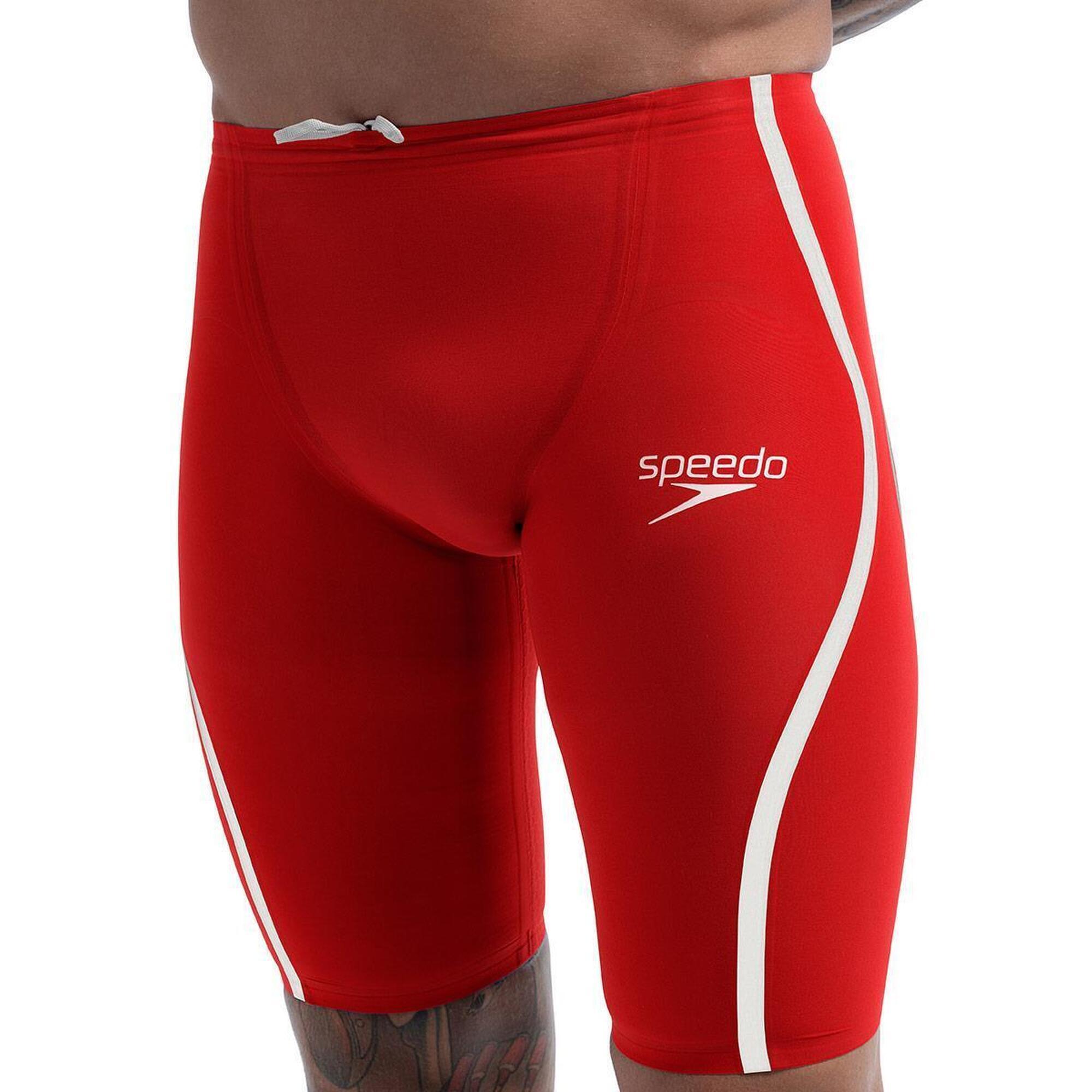 Speedo - Speedo Fastskin Lzr Pure Intent 2.0 Kneeskin Rouge/blanc Uk30 - Jammer - Blanc|rouge - Decathlon