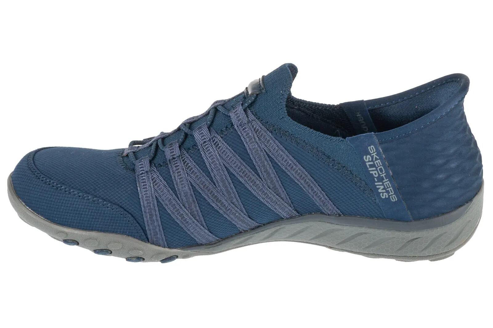 Sportschoenen Vrouw Skechers Slipins Breathe Easy Roll Me Blauw 2/5