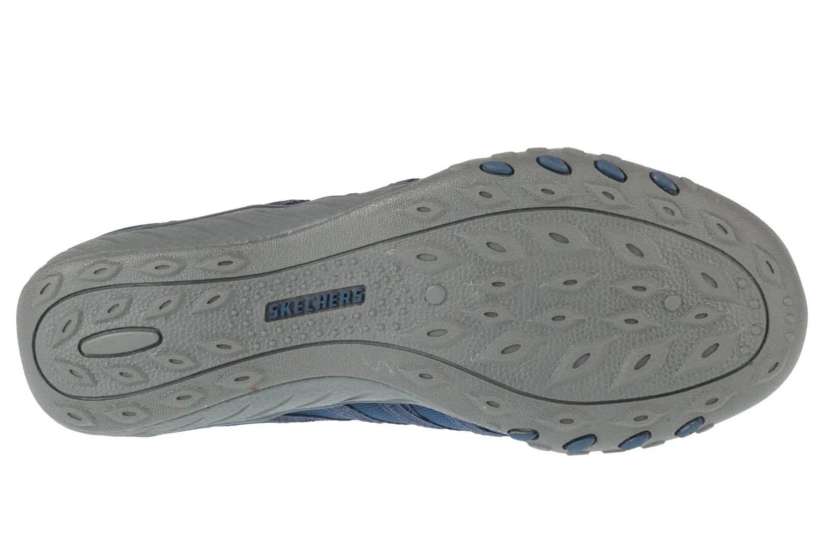 Sportschoenen Vrouw Skechers Slipins Breathe Easy Roll Me Blauw 4/5