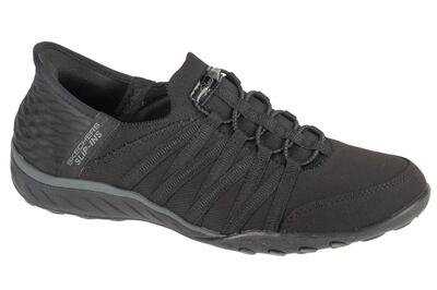 Dames breathe-easy roll-with-me slip-on zwart