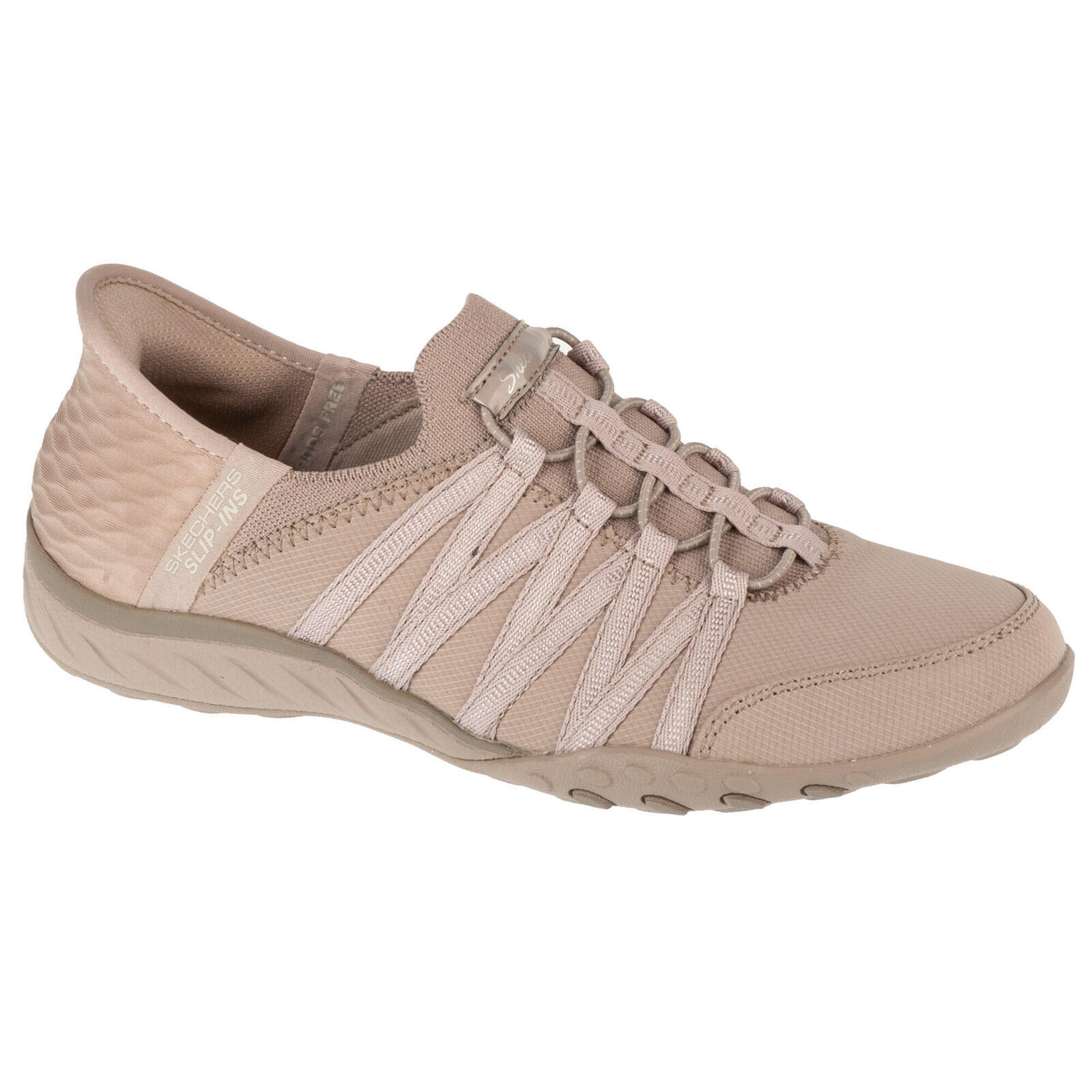 Skechers - Baskets Femme Breathe Easy Roll With Me - Chaussures De Sport - Beige - 37 - Decathlon