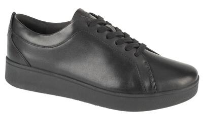 Fitflop rally sneakers leather geheel zwart 39