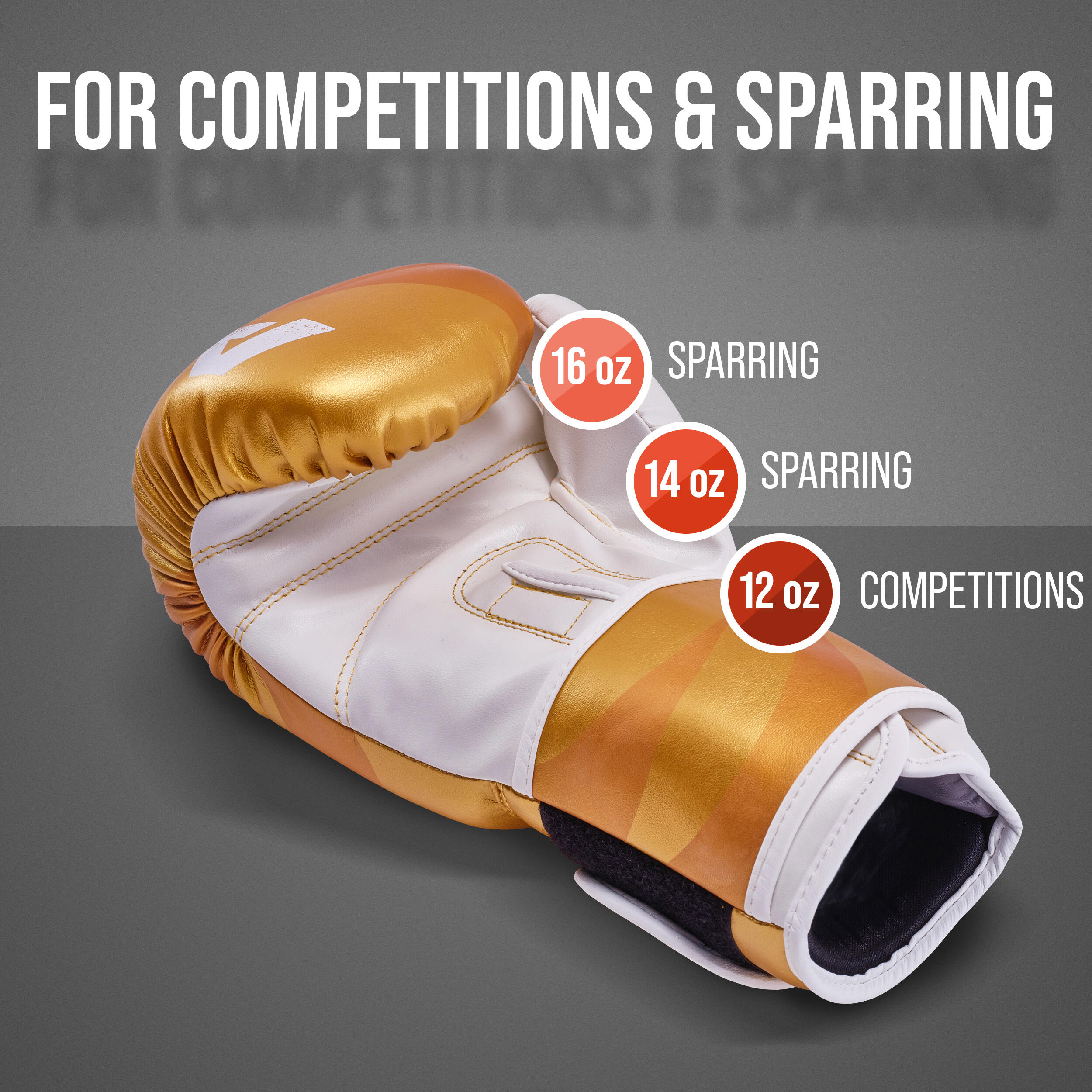 Gants de boxe Champion - Or - 14oz 2/7