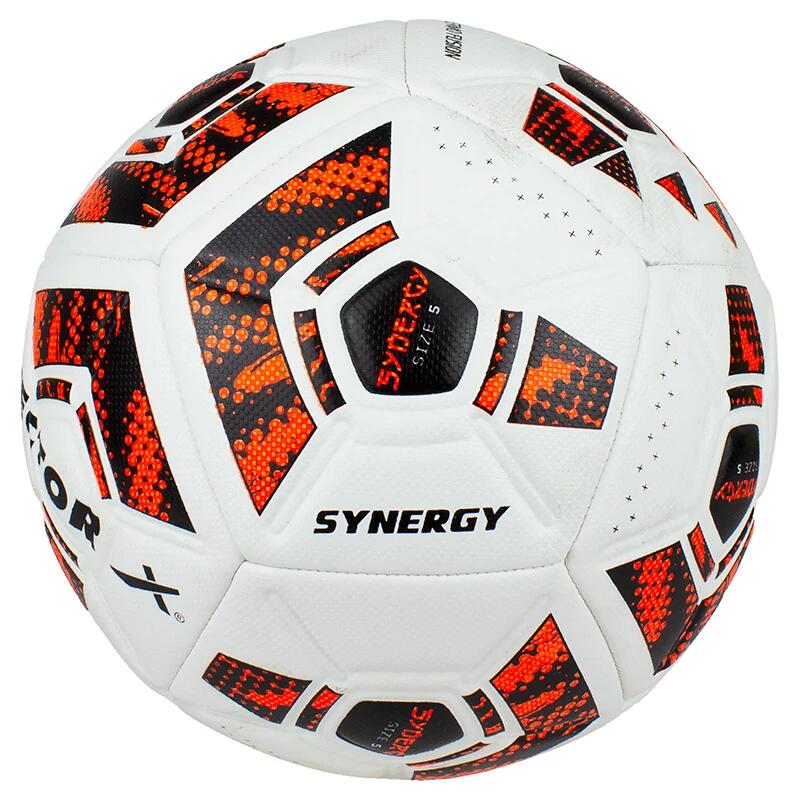 Pallone da calcio VECTOR X SYNERGY arancione-nero taglia: 5 4/5