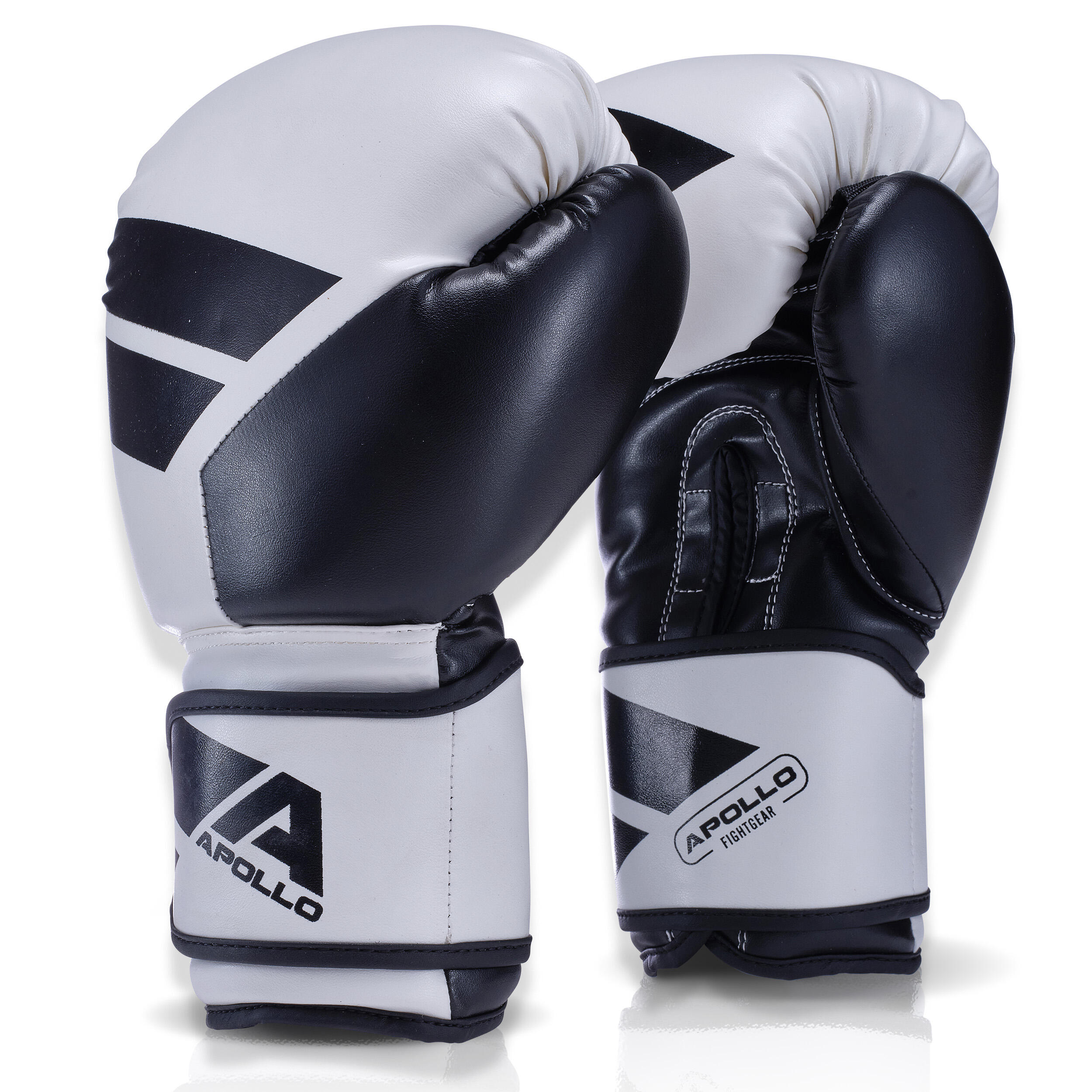 APOLLO Bokshandschoenen Champion Punch - Zwart/Wit - 14oz
