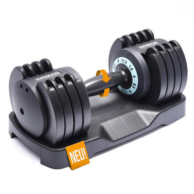 Halterset voor thuis. snel sluiting - 11.5kg. zwart/mint