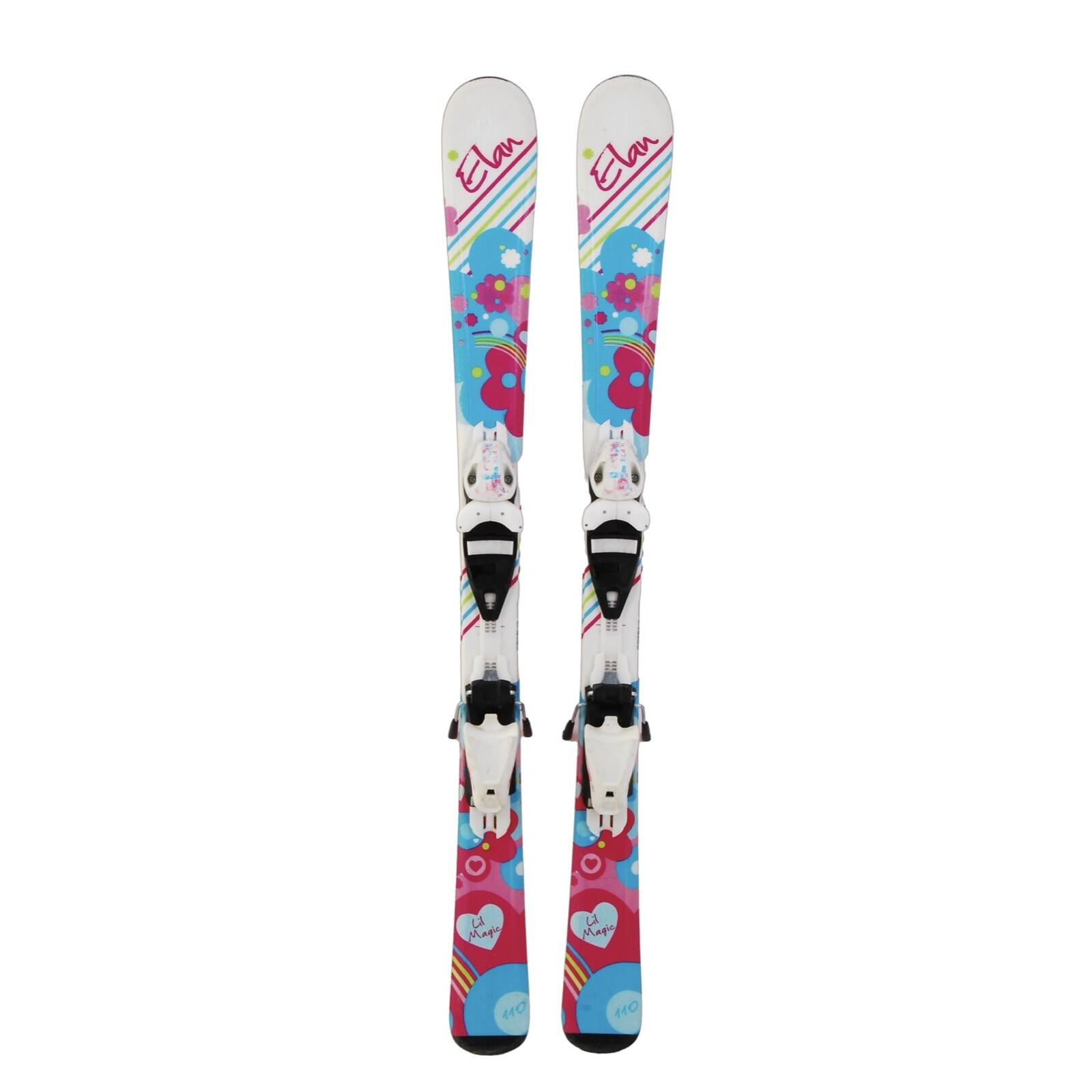 ELAN RECONDITIONNE - Ski Junior Elan Lil Magic + Fixations