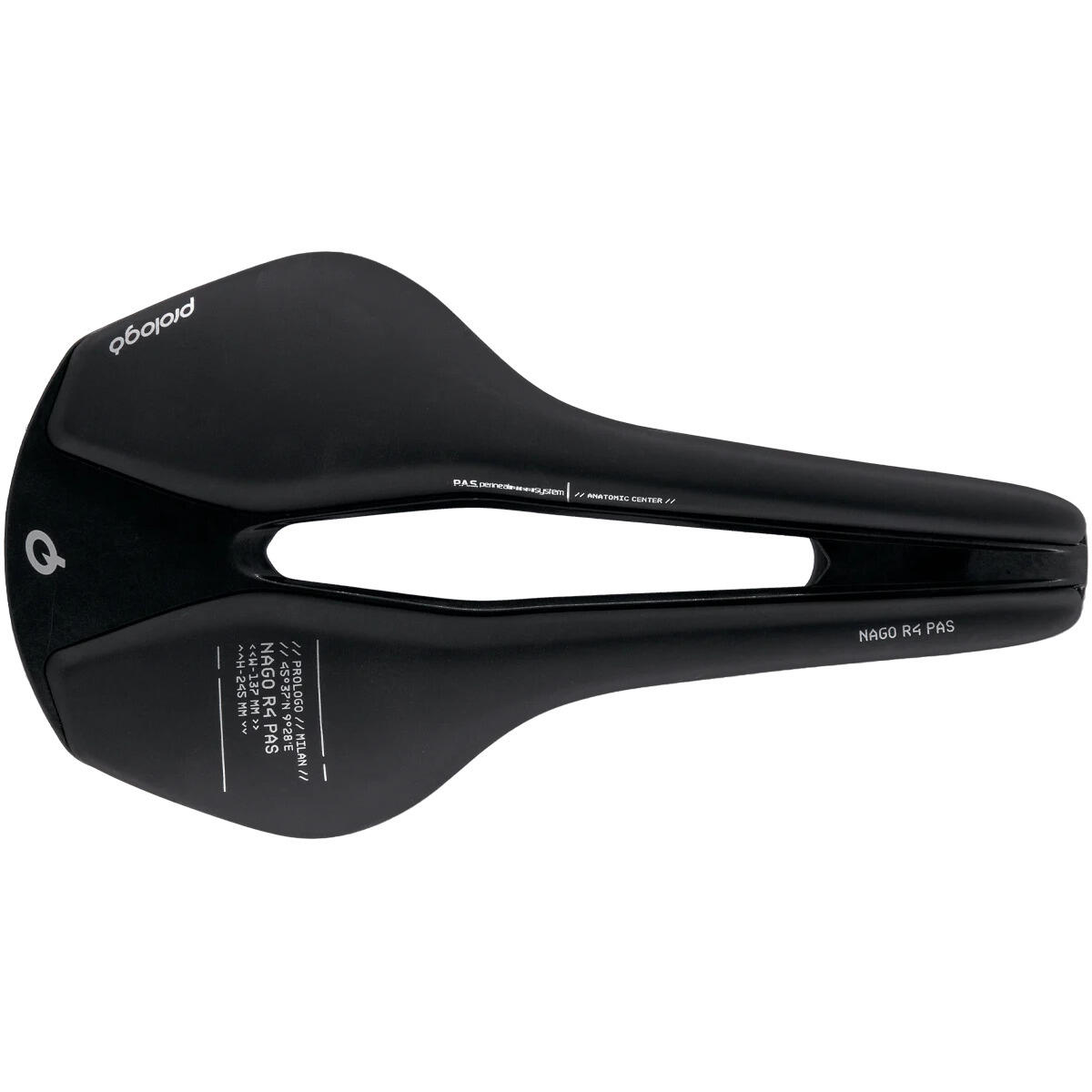 Selle Prologo Nago R4 Team Ineos PAS Tirox Noir / Rouge 2/3