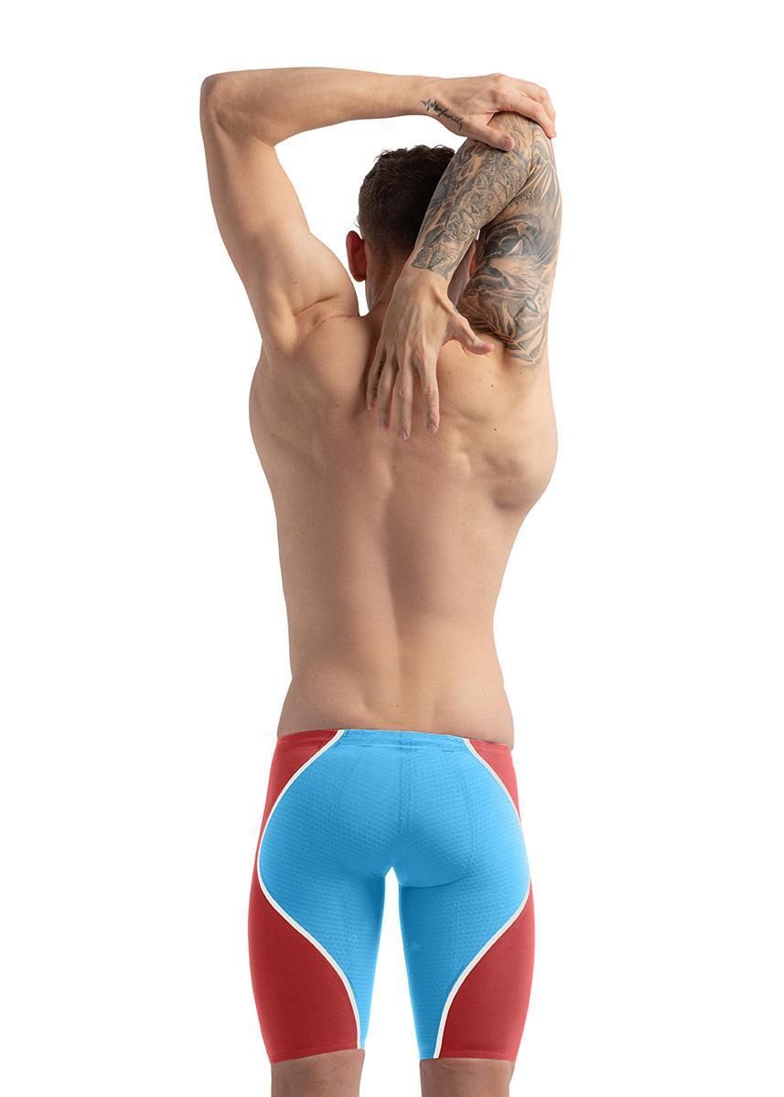 Speedo Fastskin LZR Pure Intent 2.0 Jammer - Picton Blue / Flame Red 5/6