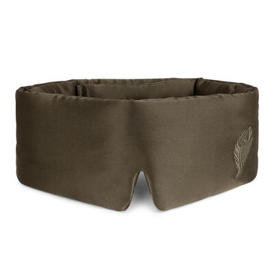 Seiden-Schlafmaske - Eco - Verstellbar -Crème - 100% Verdunkelung - OEKO-TEX