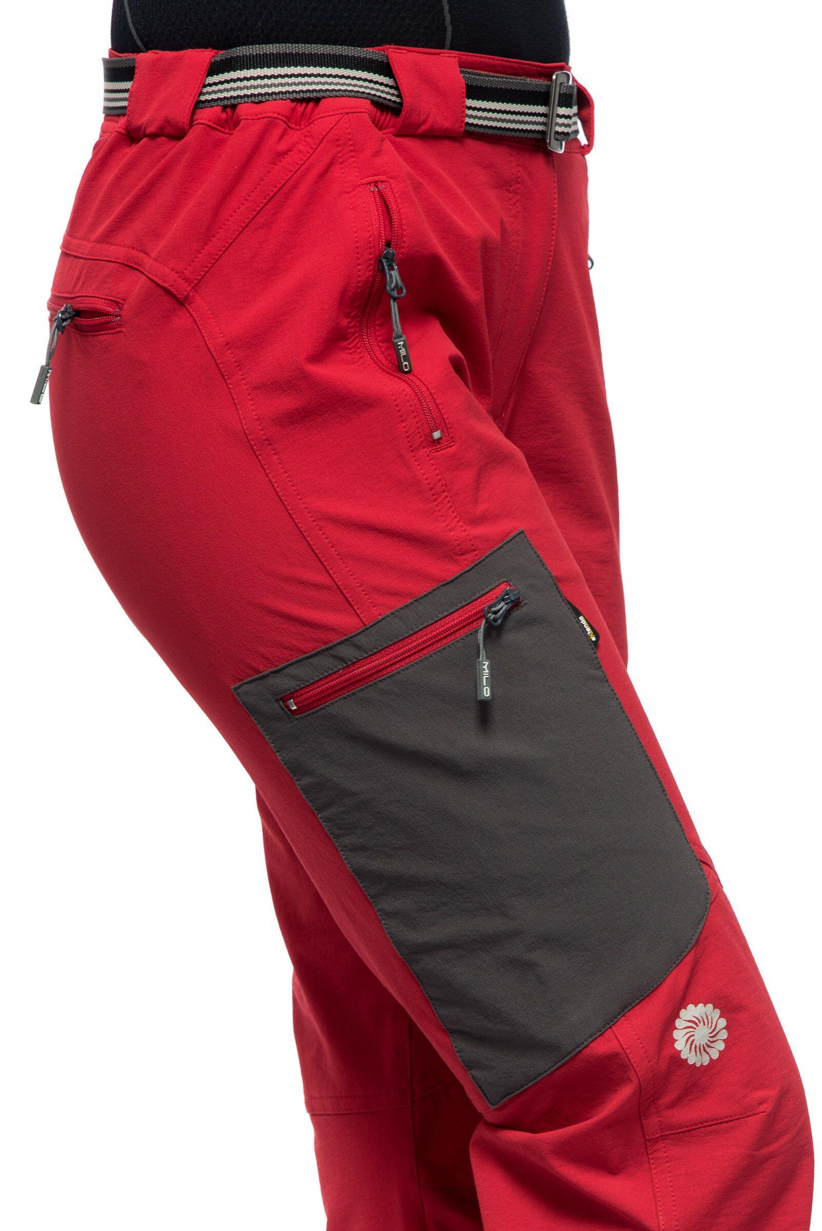 Pantaloni trekking donna Milo Vino Lady rosso M 4/5