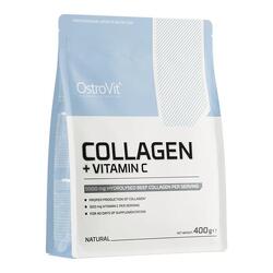 OstroVit Collagen + Vitamin C (400g) Natural - Protéines - Collagène