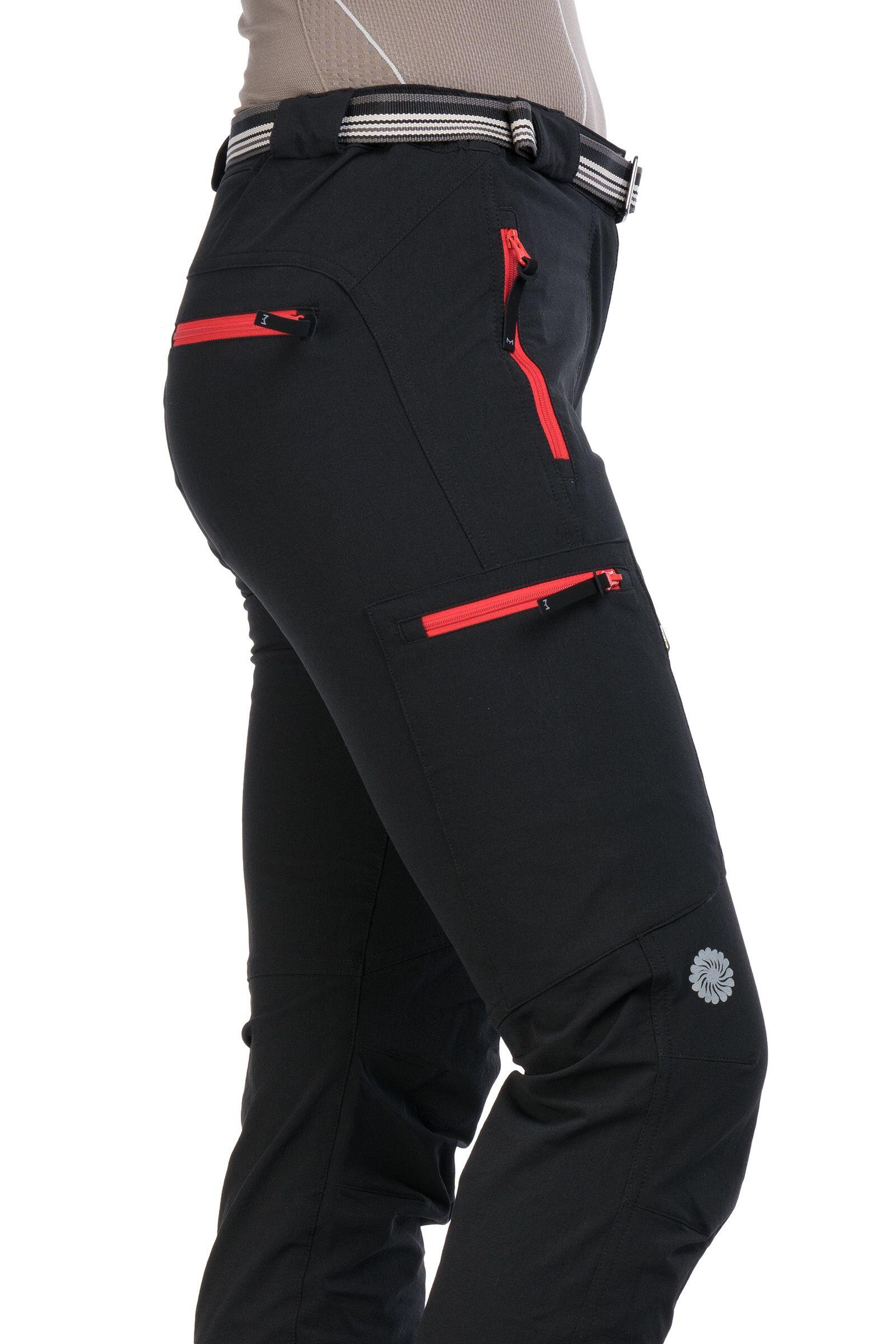 Pantaloni trekking donna Milo Vino Lady nero S 3/5